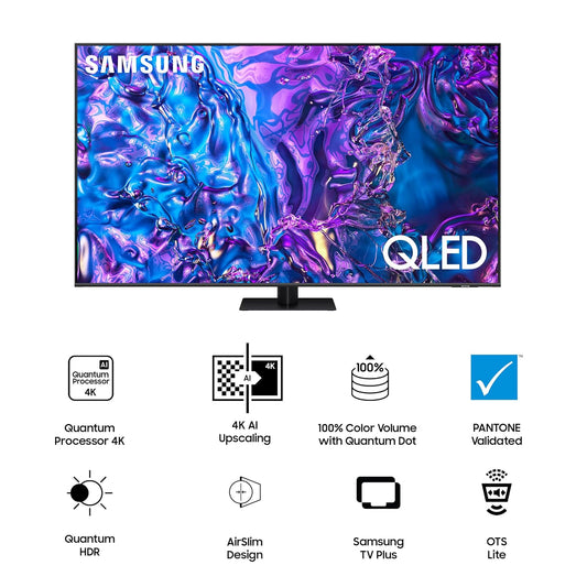 Samsung QA55Q70DAULXL 138 cm (55 inches) 4K Ultra HD Smart QLED TV (Titan Gray) Mahajan Electronics Online