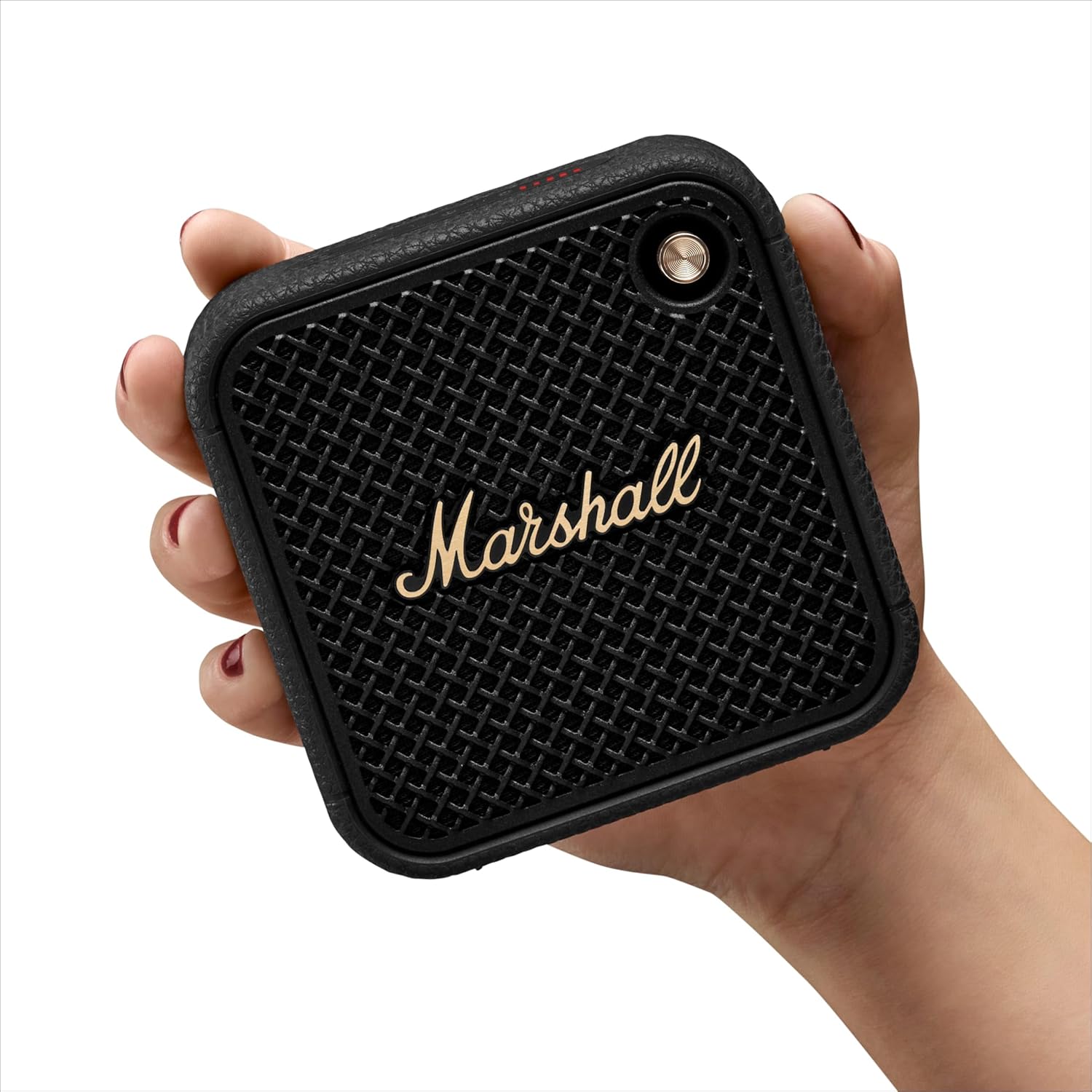 Marshall Willen II Portable Bluetooth Speaker (Black & Brass) – 17+ Ho