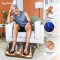 Lifelong LLM81 Foot Massager Machine for Pain Relief with Heat & Kneading function - Also used as Leg Calf Massager Mahajan Elecronics Online