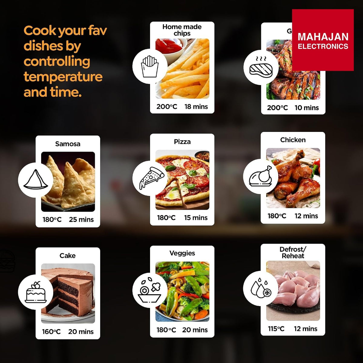 Prestige Nutrifry 4.5 L Digital Air Fryer – Mahajan Electronics Online.