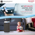 SHARP Air Purifier for Room FX-J80M-H with Plasmacluster (Removes Bacteria Mahajan Electronics Online