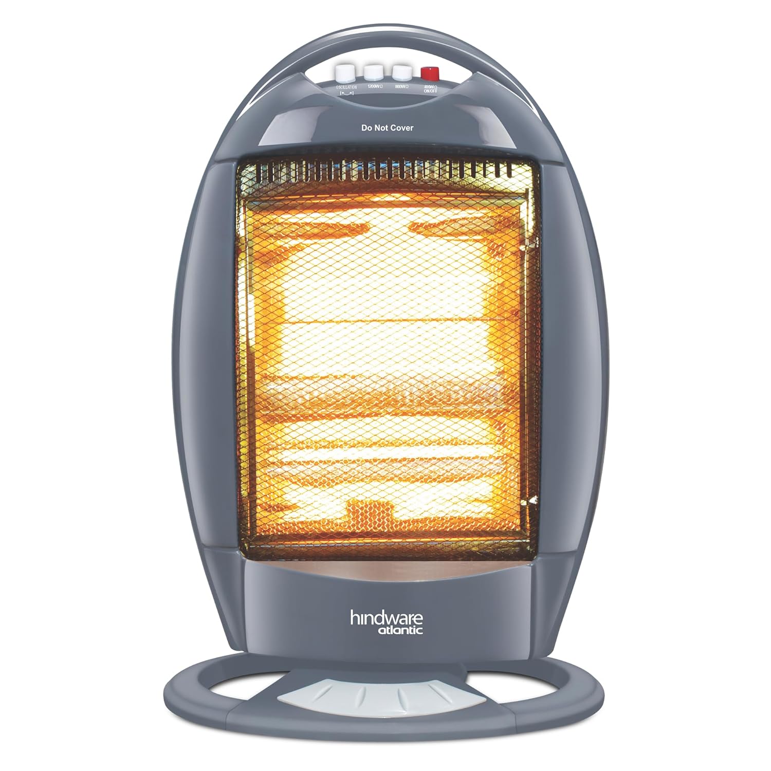 Hindware Atlantic 1200-Watt Halogen Room Heater- Erino Plus, Grey, (HHRHEN21GNL2)  Mahajan Electronics Online