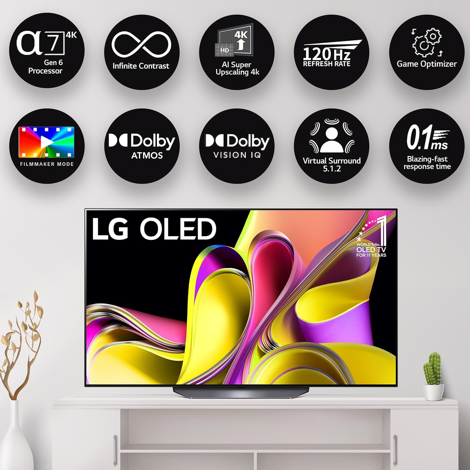 LG 55B3PSA 139 cm (55 inches) 4K Ultra HD Smart OLED TV (Black) Mahajan Electronics Online