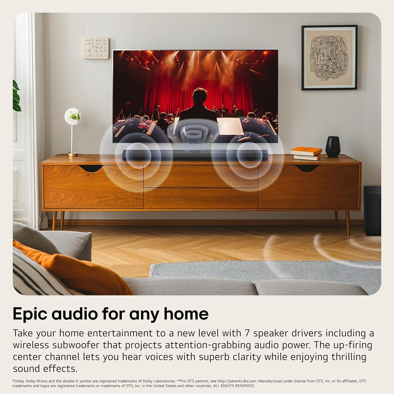 LG S70TY 400W 3.1.1 Channel Dolby Atmos, Center Up-Firing, Wow Orchestra Soundbar with HDMI, USB & Bluetooth Connectivity (Black LG online mahajan electronics 