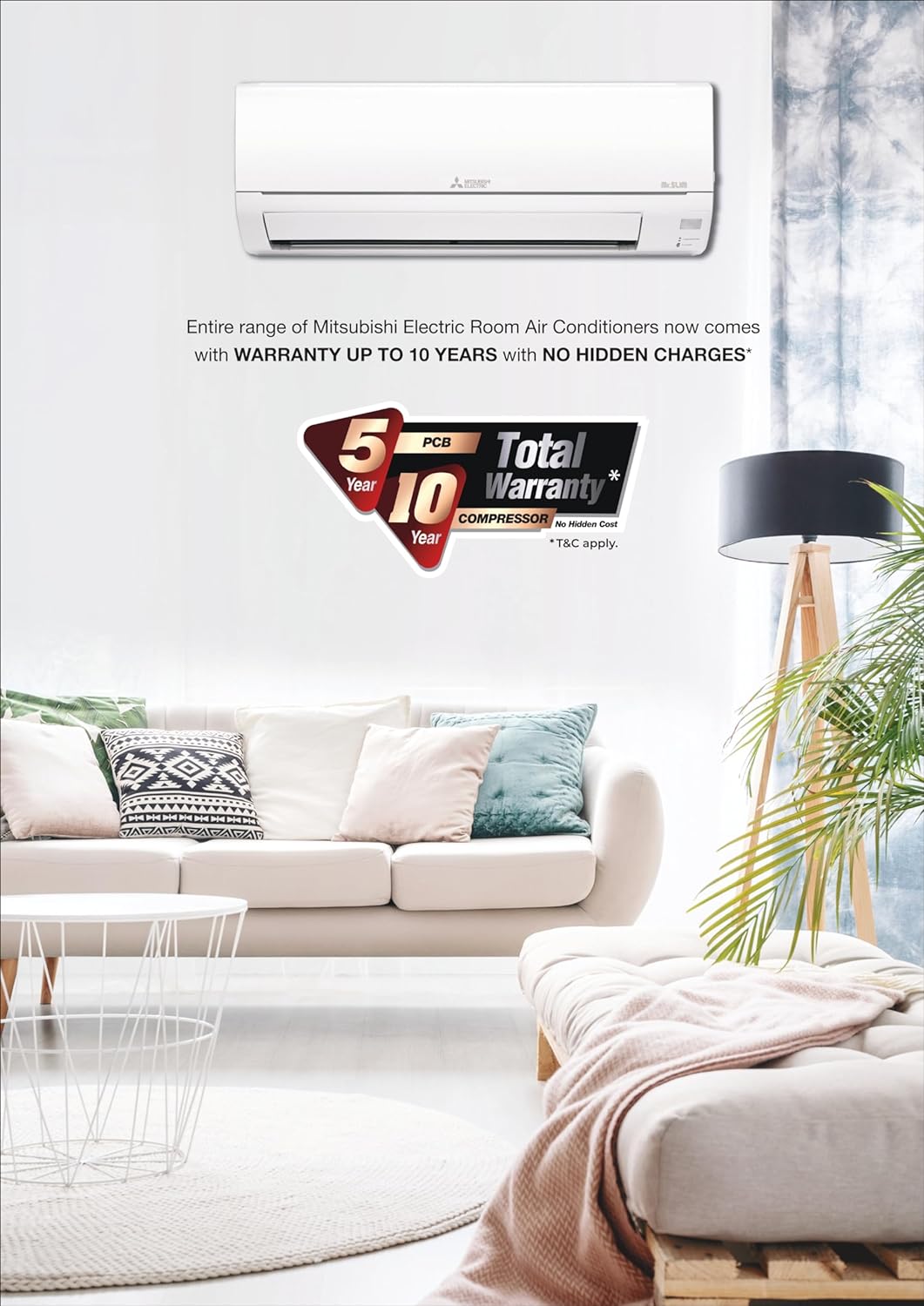 Mitsubishi Electric MS/MU-JP18VF 1.5 Ton 1 Star Slim Non Inverter Split Air Conditioner Mahajan Electronics Online