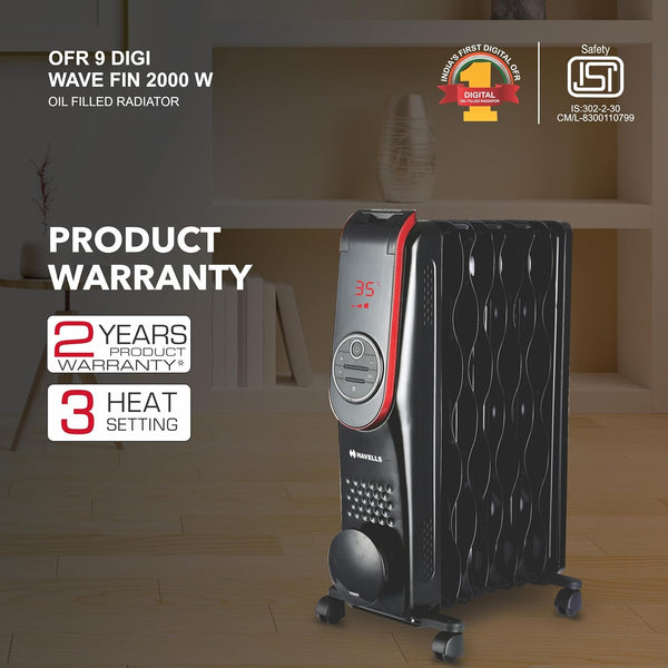 Halogen Heater Havells Oil Heater Price Havells Comodito 900 Watt