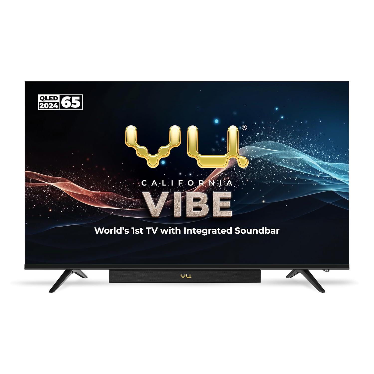 Vu 65VIBE24  164cm (65 inches) Vibe Series QLED 4K Google TV Smart (Black) Mahajan Electronics Online