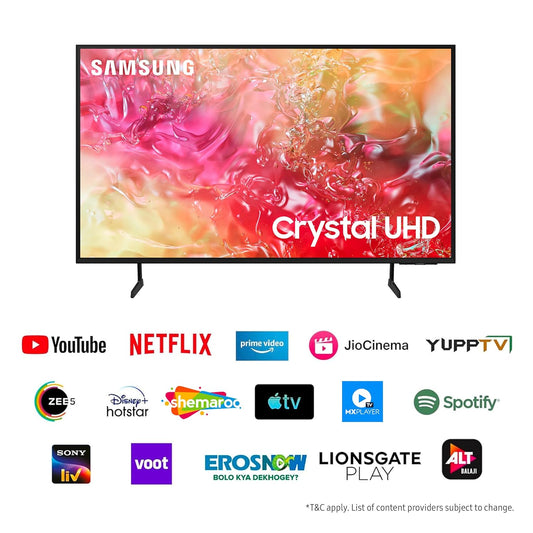 Samsung UA55DU7660KLXL 138 cm (55 inches) 4K Ultra HD Smart LED TV (Black) Mahajan Electronics Online