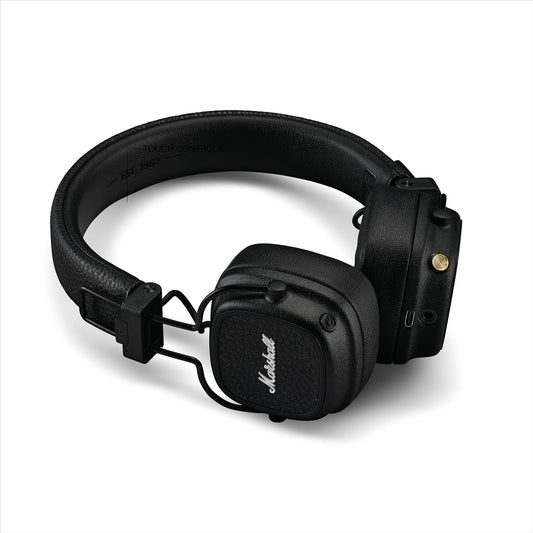 Marshall Major 4 Wireless On-Ear Headphones, Black Mahajan Electronics Online