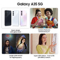 Samsung Galaxy A35 5G (Awesome Iceblue, 8GB RAM, 128GB Storage) Mahajan Electronics Online