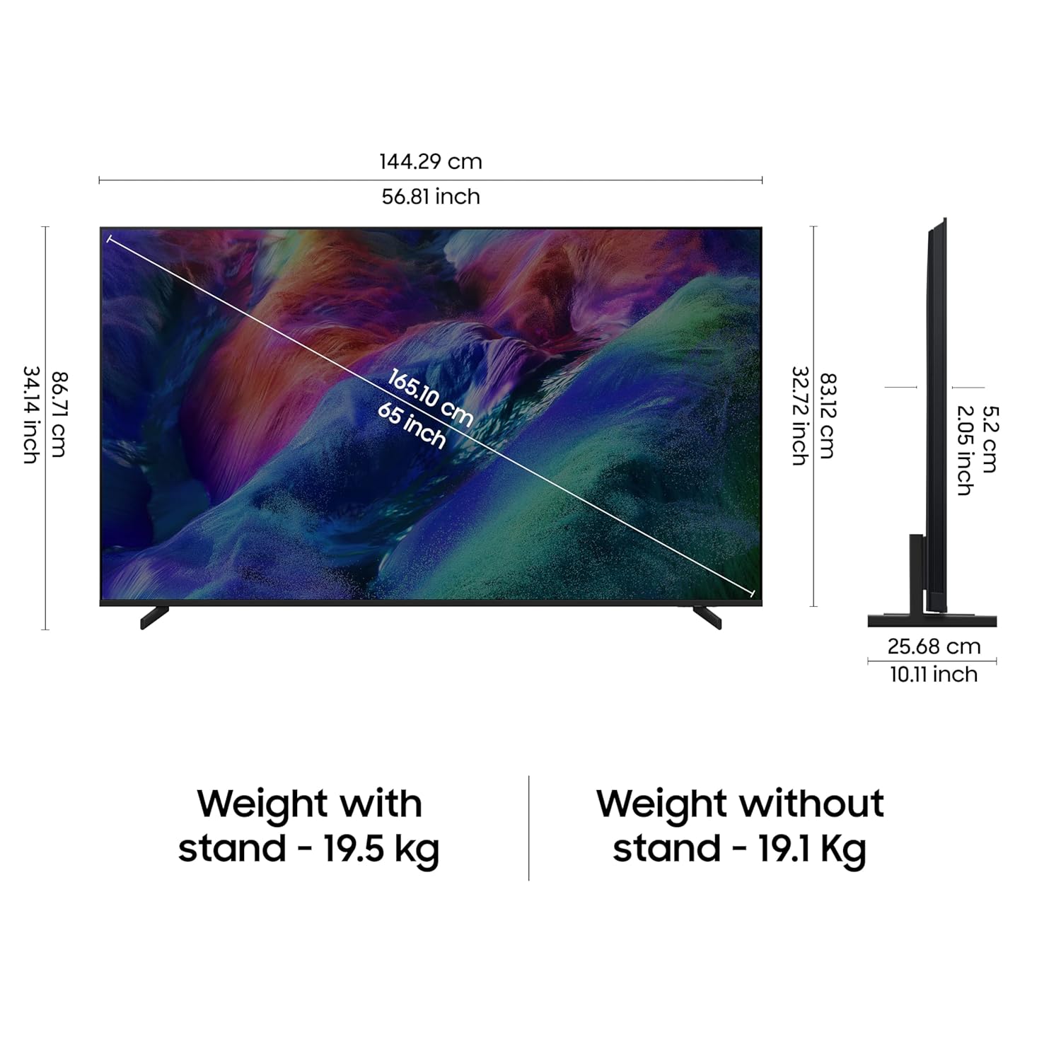 Samsung MRA65R85HAULXL 65 Inches 4K Micro RGB Vision AI Smart TV Samsung – Mahajan Electronics Online.