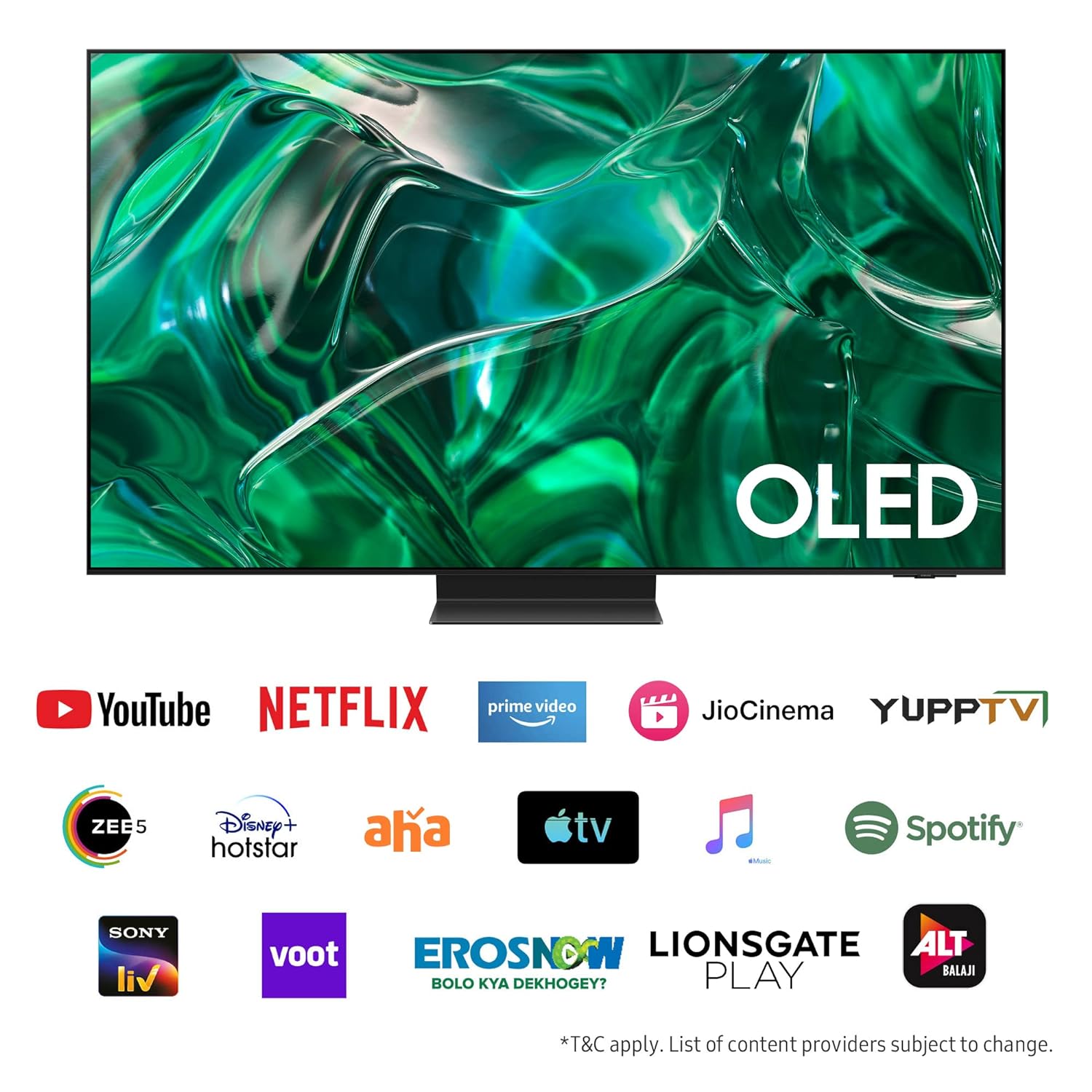 Samsung QA65S95CAKLXL 163 cm (65 inches) 4K Ultra HD Smart OLED TV (Titan Black)