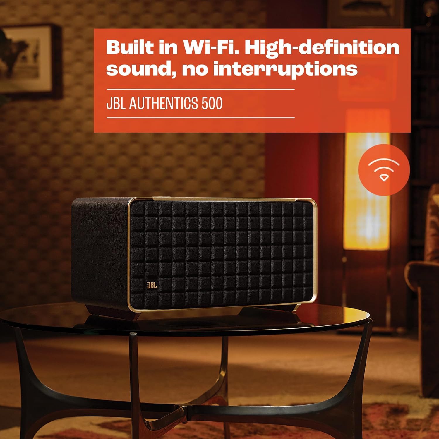 JBL Authentics 500 - Wireless Home Speaker with Bluetooth, Voice Control, and Dolby Atmos Mahajan Electronics Online