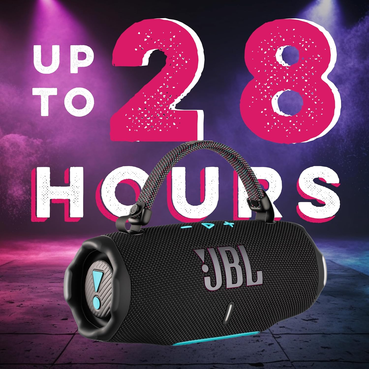 JBL Charge 6 Portable Bluetooth Speaker (Black) | IP68 Waterproof, DustProof, and DropProof, Outdoor Wireless Audio |28Hrs Playtime + Travel Case Bundle mahajan electronics onilne