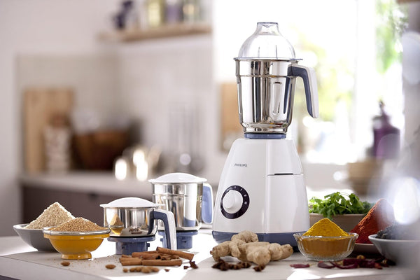 Philips HL7701/01 750W Mixer Grinder with Leak-Proof Jars Turbo Motor  Lavender White