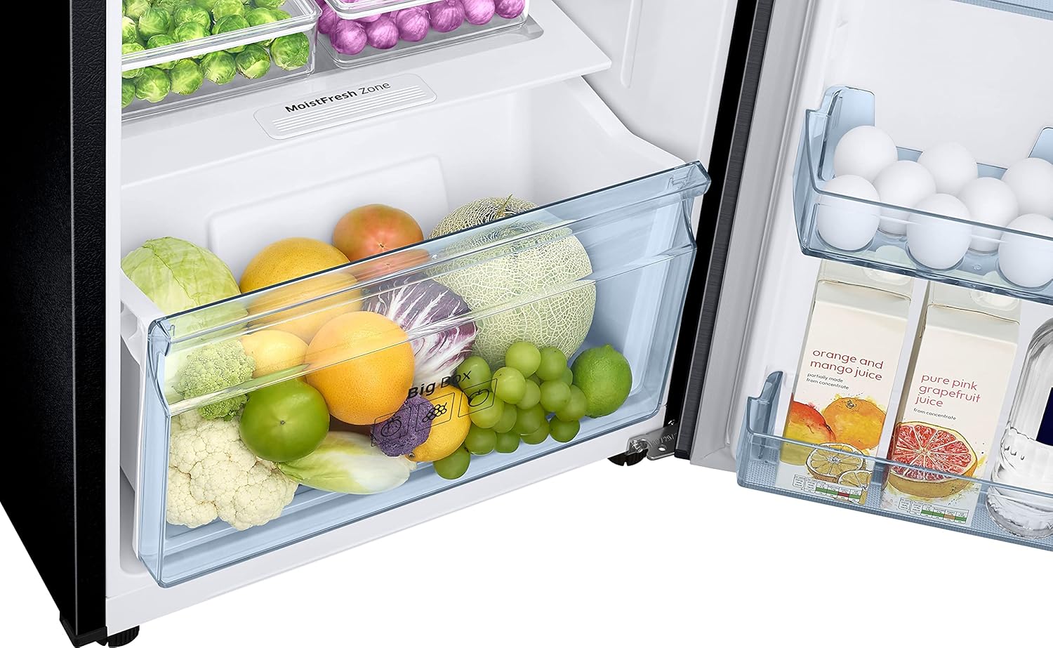 Samsung 236L 3 Star Convertible 3 In 1 Digital Inverter Frost-Free Double Door Refrigerator (RT28C3733BX/HL,Luxe Black) mahajan electronics online