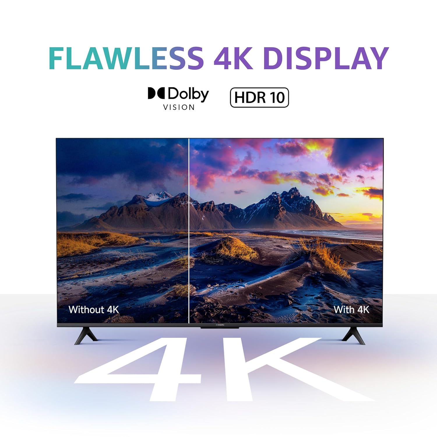 Mi Xiaomi L43MA-AUIN 108 cm (43 inches) X Series 4K LED Smart Google TV (Black) Mahajan Electronics online