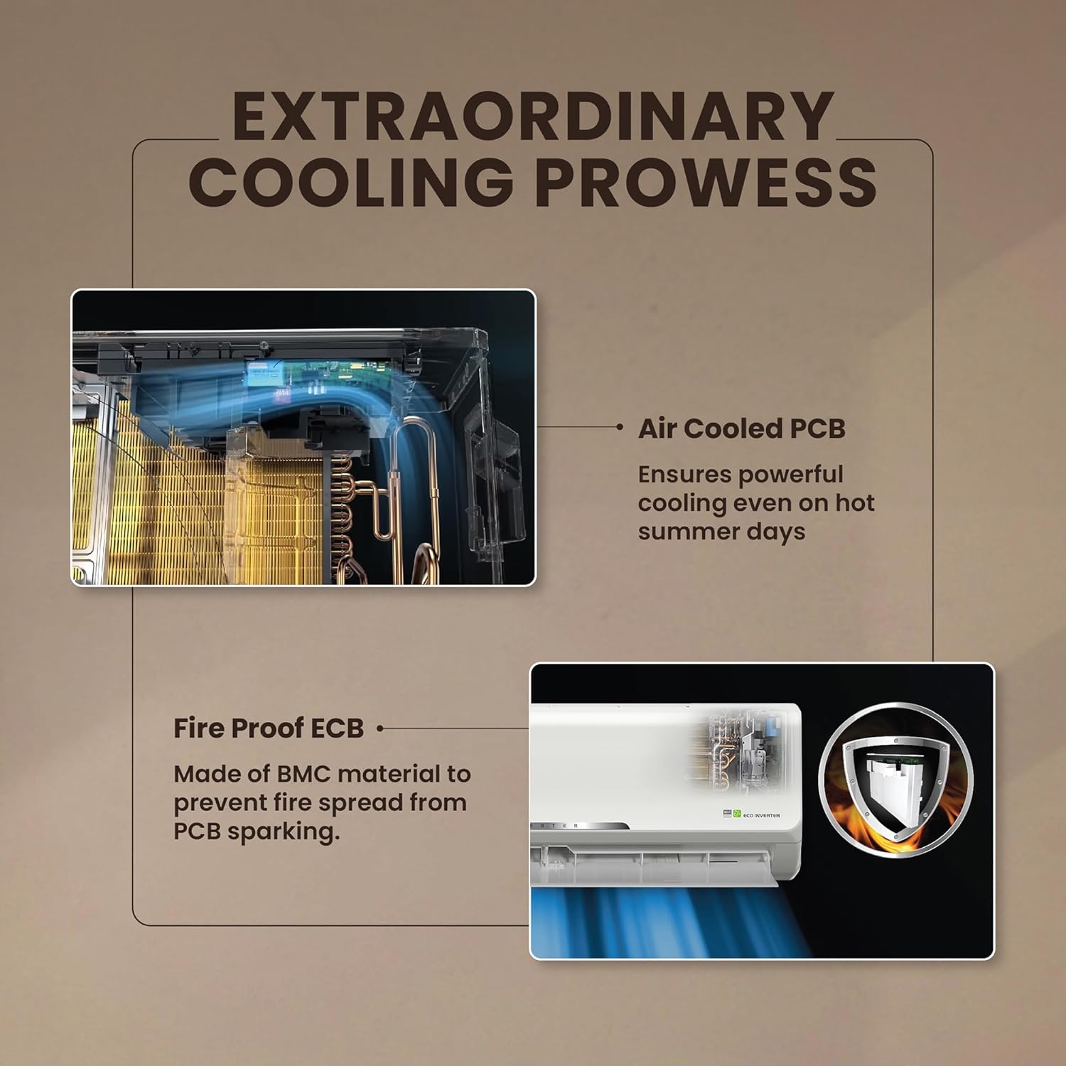 IFB CI185SS22RGN1 2025 Model Silver Star Series 1.5 Ton 5 Star Split AC with HD Compressor, AI, Dual Gold Fin, Nano Tek Coating & 8-in-1 Flexi Mode – White (Copper Condenser) Mahajan Electronics online