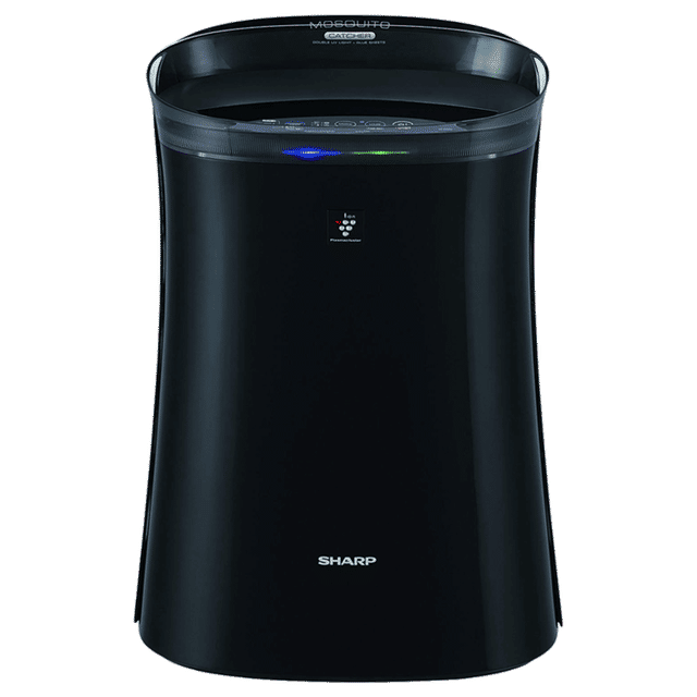 SHARP Room Air Purifier Fp-Gm50E-B With Plasmacluster Ion Technology, Haze Mode And Anti-Dust Mode | Coverage Area: Upto 450 Ft², Black