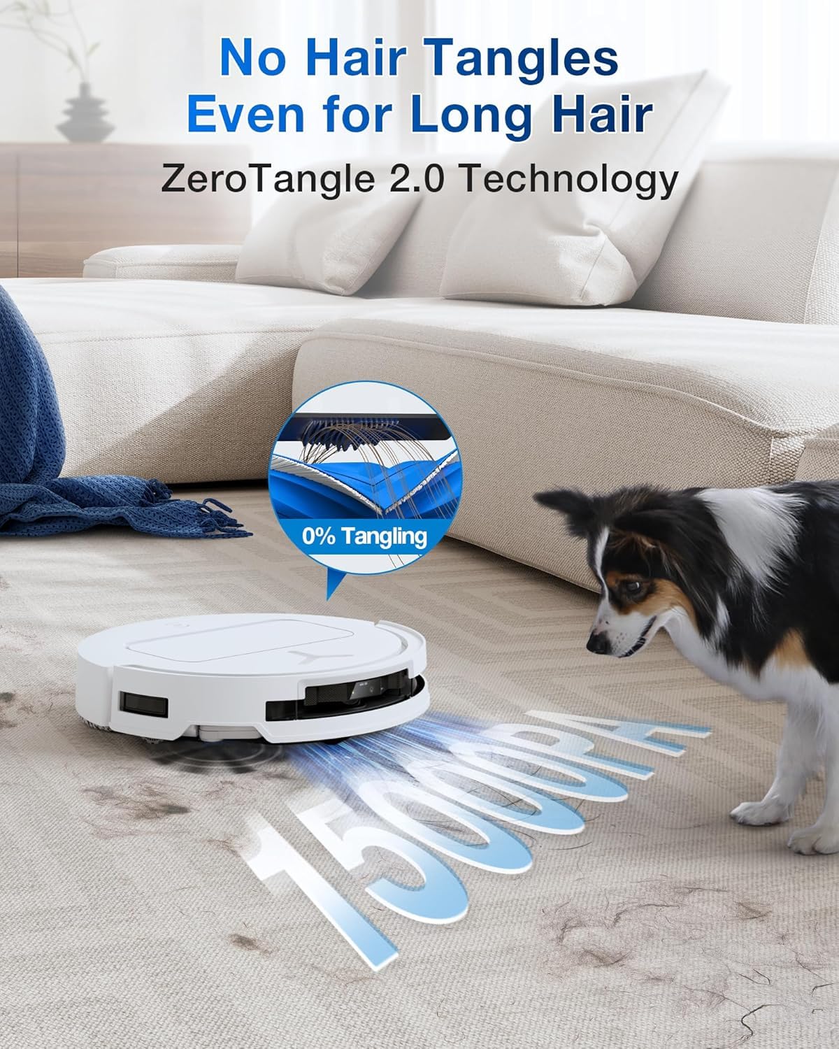 ECOVACS Deebot T50 PRO Omni 2 In 1 Robot Vacuum Cleaner & Mop,2025 Launch,15000 Pa Suction,6400 Mah Battery,8.1Cm Ultra-Thin,Zerotangle 2.0,AIVI 3.0 Obstacle Avoidance,Auto Wash/Dry/Refill,320 Mins Mahajan Electronics Online