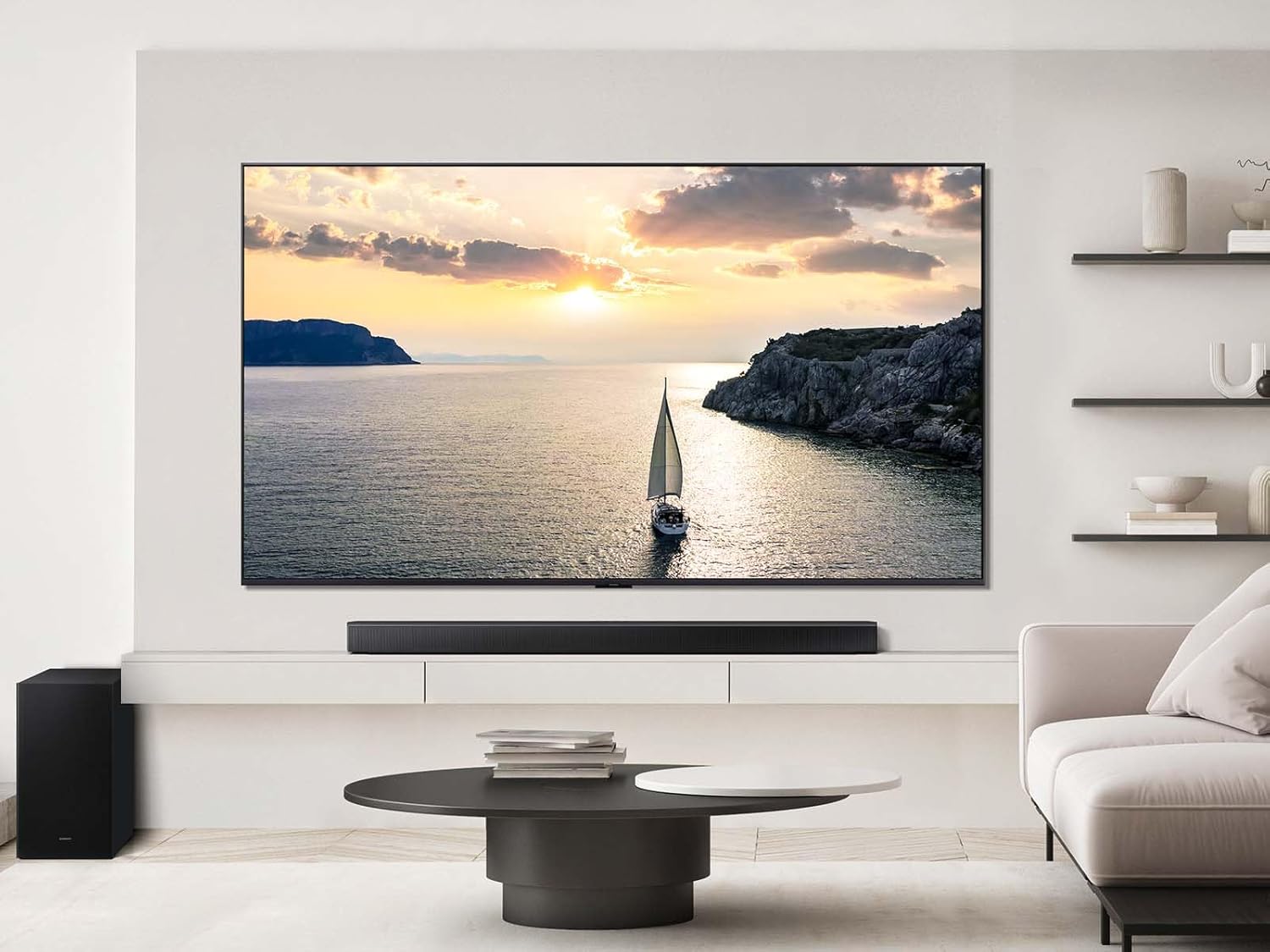 Samsung B-Series Soundbar HW-B750F 5.1 ch Subwoofer (2025 Model) Voice Enhance Mode, Q-Symphony, Adaptive Sound Mahajan Electronics Online