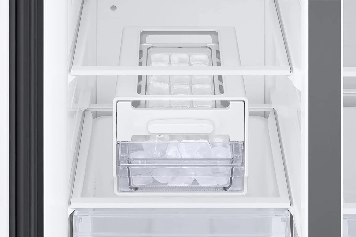 Samsung RS76CG8103B1HL 653L 3 Star Inverter Side-by-Side Refrigerator | Twin Cooling Plus | Wi-Fi Enabled with SmartThings | Black Mahajan Electronics Online 