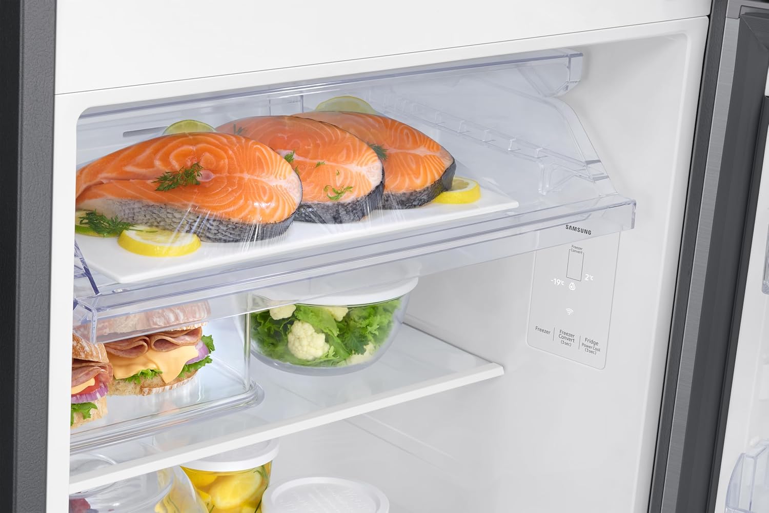 Samsung RT38HG5A42S8HL 350 L, 2 Star, Convertible 5-in-1, Digital Inverter, Frost Free Double Door, WiFi Bespoke AI Refrigerator ( Silver, Light DOI Metal, 2026 Model) Mahajan Electronics Online