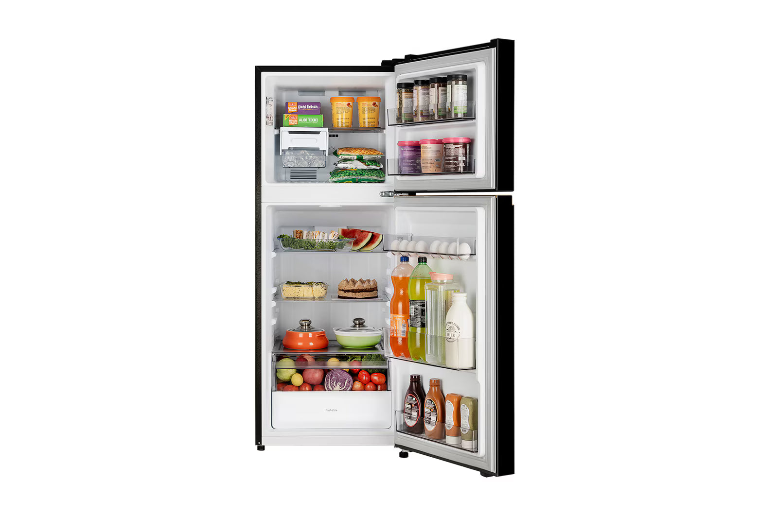 LG GLT2216WYOB 225L Double Door Refrigerator with Smart Mode, Auto Smart Connect, Smart Inverter Compressor, Multi Air Flow, Onyx Black, 1 Star Mahajan Electronics Online