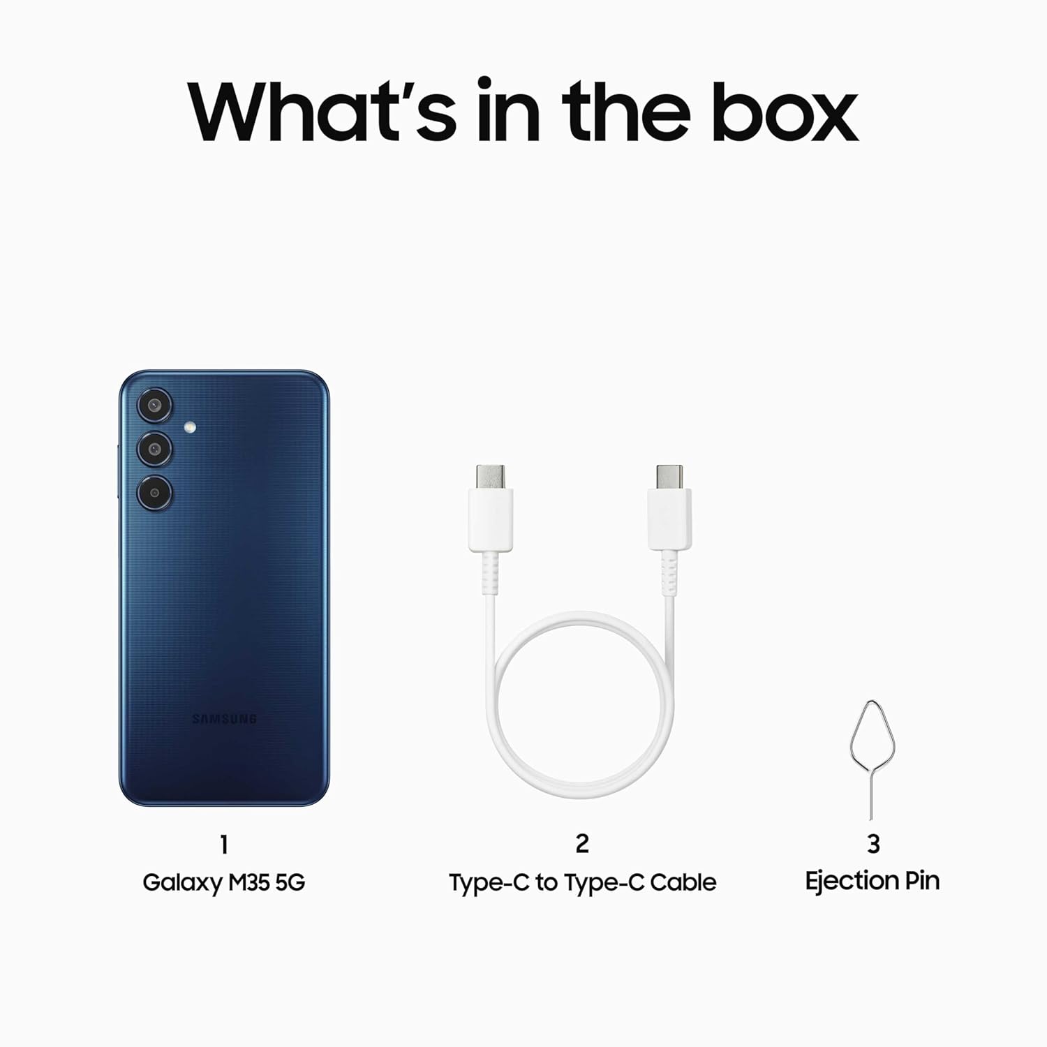 Samsung Galaxy M35 5G (Moonlight Blue,6GB RAM,128GB Storage)| Corning Gorilla Glass Victus+| AnTuTu Score 595K+ | Vapour Cooling Chamber | 6000mAh Battery | 120Hz Super AMOLED Display| Without Charger Mahajan Mahajan Electronics Online