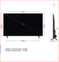 VU LED TV 55 Cinema -55 inches 4K Ultra HD Smart WebOs LED TV Black Mahajan Electronics Online