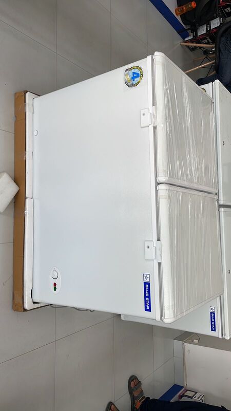 Blue star Hard Top Chest Freezer CF5-330NPYW-SL mahajan electronics online