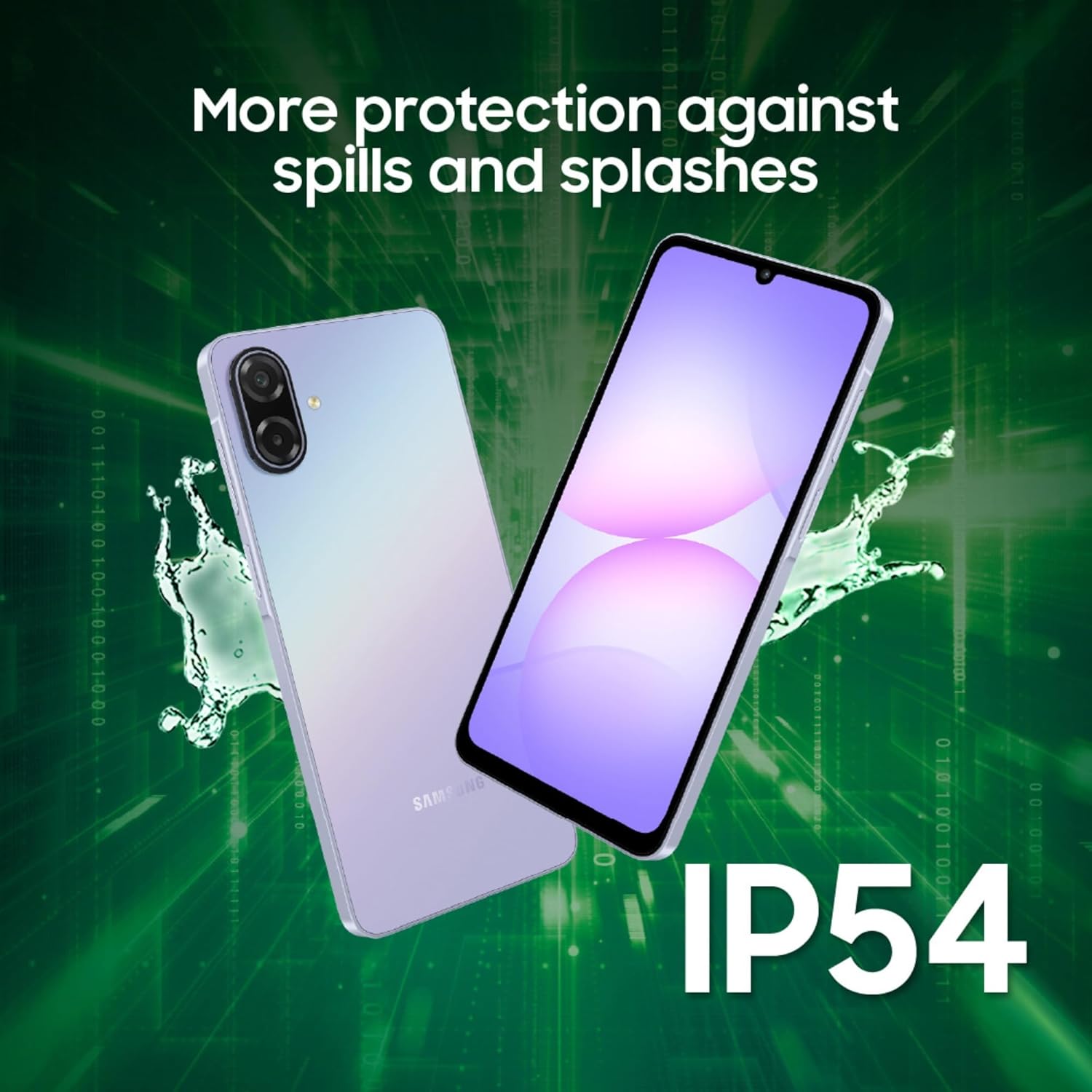 Samsung Galaxy A07 5G Smartphone (Light Violet, 4GB RAM, 128GB Storage) | 120Hz Refresh Rate | Massive 6000mAh Battery | 50MP True Dual Camera | 6 Gen OS Upgrades | Knox Vault Mahajan Electronics Online