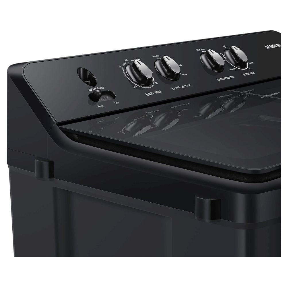 Samsung WT80B3560GB/TL 8kg  5 star Semi Automatic Washing Machine (DARK GRAY)