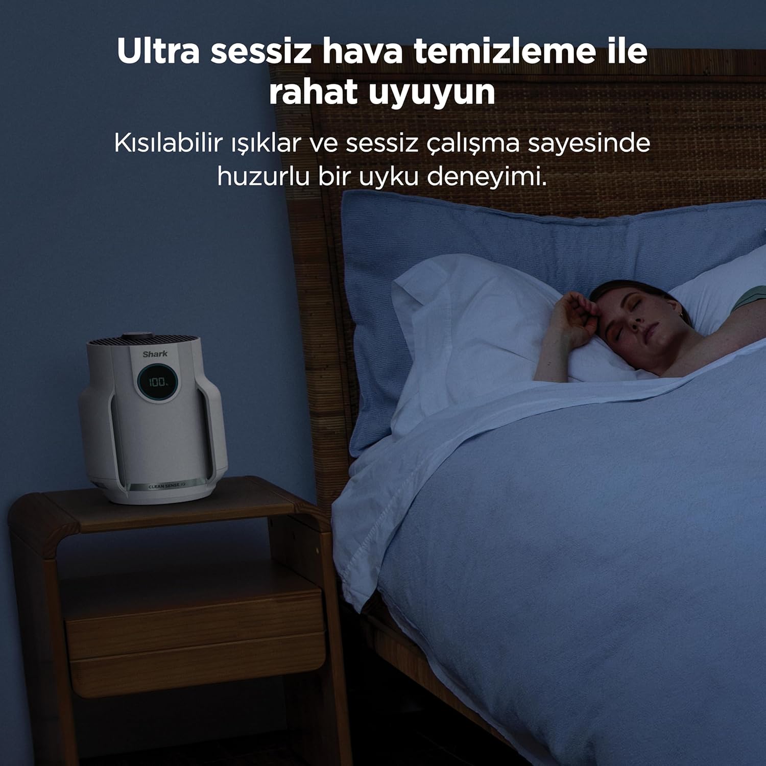 Shark HP072EU NeverChange Air Purifier for up to 5 Years for Home, 23 sq ft Coverage, Compact Air Purifier, HEPA Filter, Captures 99.97% Allergens Like Dust, Quiet Mahajan Electronics Online