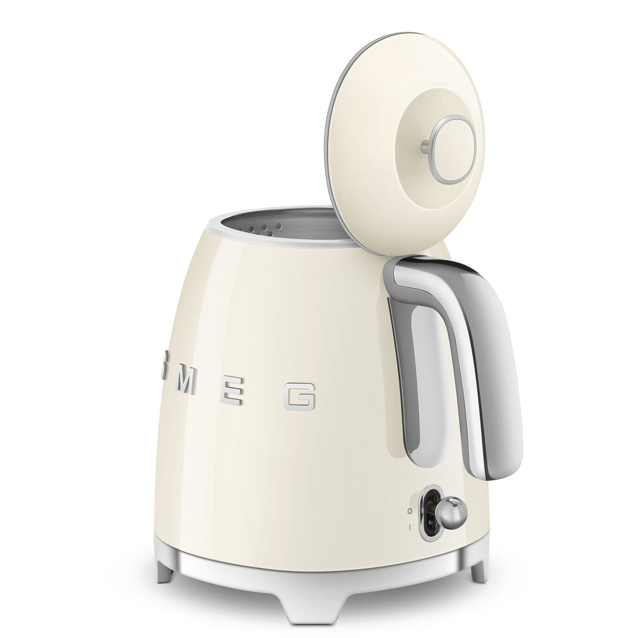 SMEG KLF05CREU Mini 50's Retro Style 3 Cup Electric Kettle with Double Wall Anti Slip Base and Water Level Indicator (Cream) Mahajan Electronics Online