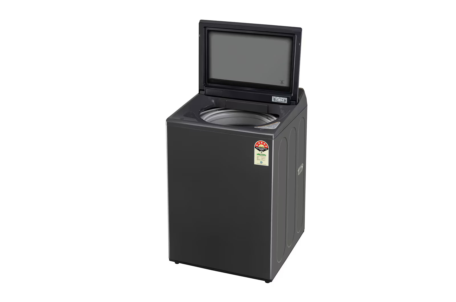 LG T80KMMB3Z 8Kg Top Load Washing Machine, Hard Water Wash, Middle Black, 5 Star Mahajan Electronics Online