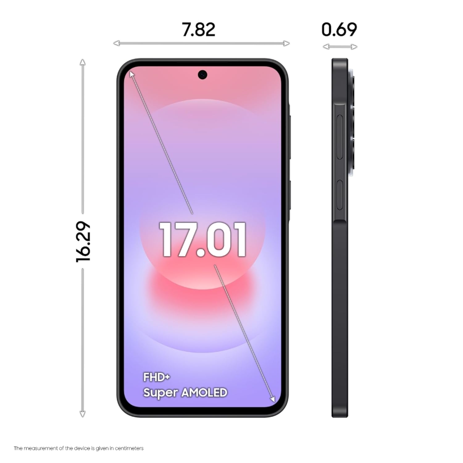 Samsung Galaxy A37 5G (Awesome Charcoal, 8GB RAM, 256GB Storage), Agentic AI, Triple Camera with Nightography Video, 2 Days Battery Life, 6 Gen OS Upgrades, IP68, 7.4mm Sleek, with No Cost EMI Mahajan Electronics Online