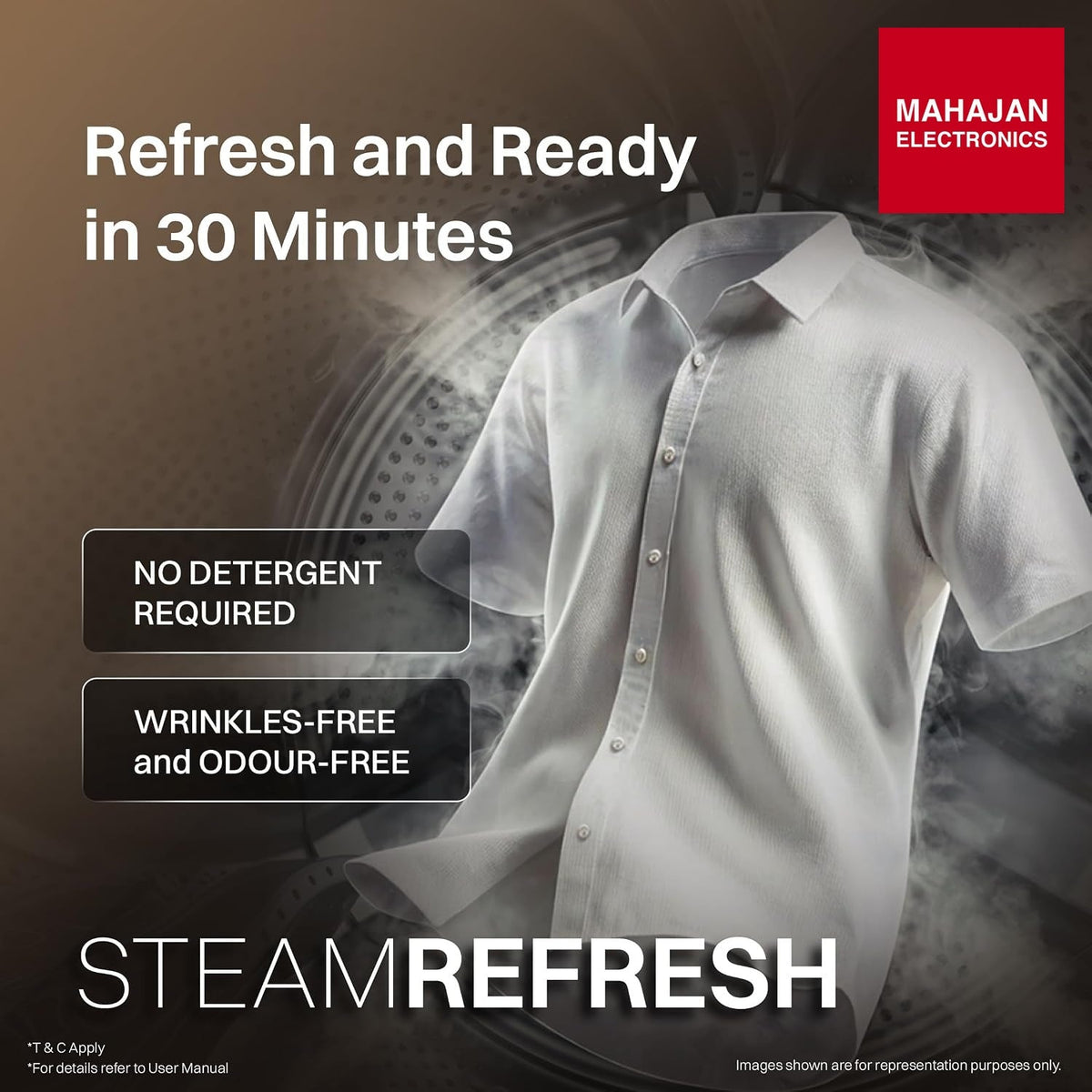 IFB WDR Executive ZMN CMS 9/6/3 kg Fully Automatic Washer Dryer Refresher with Steam Refresh, AI Powered, 100% Dry Clothes, 9 Swirl Wash Mimic Handwashing, WiFi & Eco – Mahajan Electronics Online.