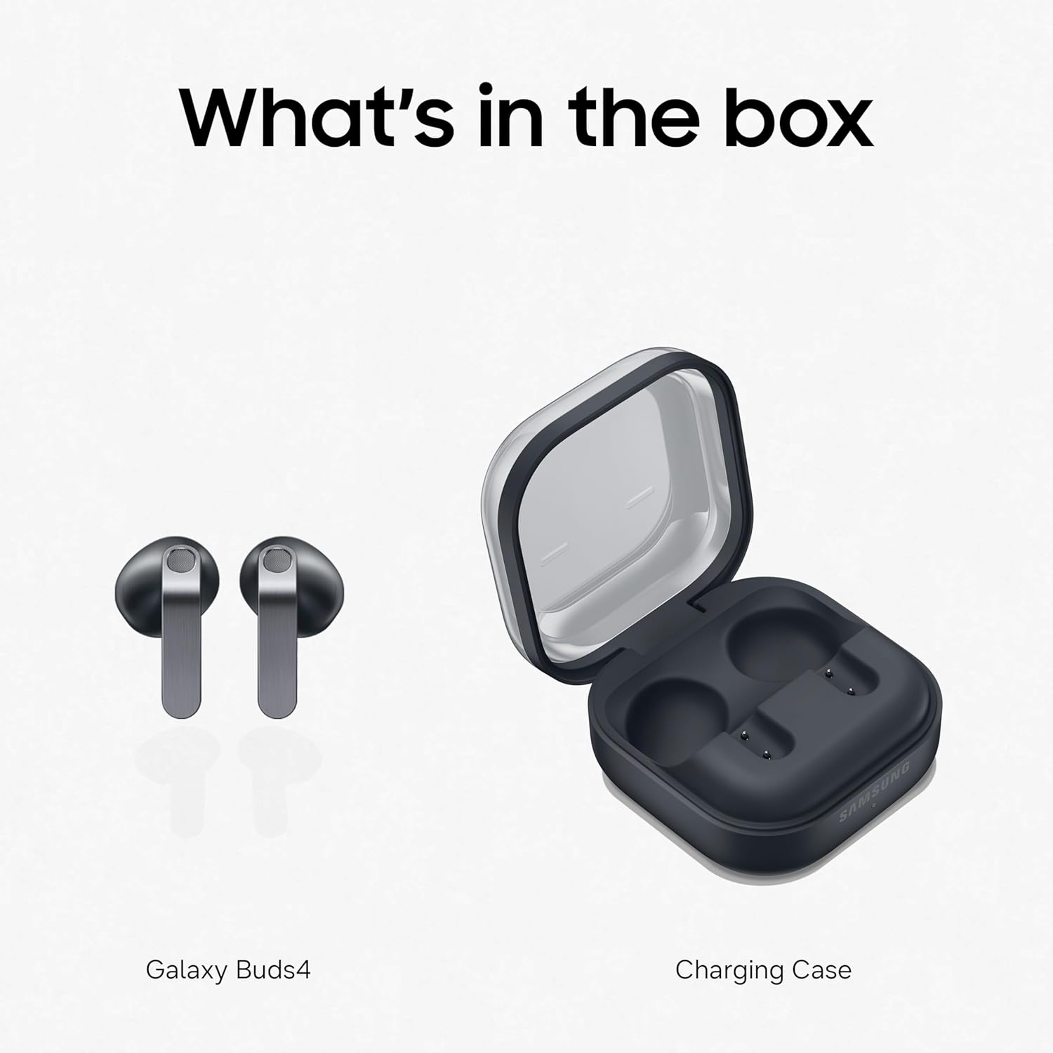 Samsung Galaxy Buds4 (Black) in-Ear Wireless Earbuds with Hi-Fi Audio | Adaptive ANC and EQ 2.0 | 360-Audio | Live Translation | Head Gesture Control | IP54