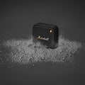 Marshall Willen II Portable Bluetooth Speaker with 17+ Hours of Portable Playtime, Dust & Waterproof (IP67) - Black & Brass Mahajan Electronics Online