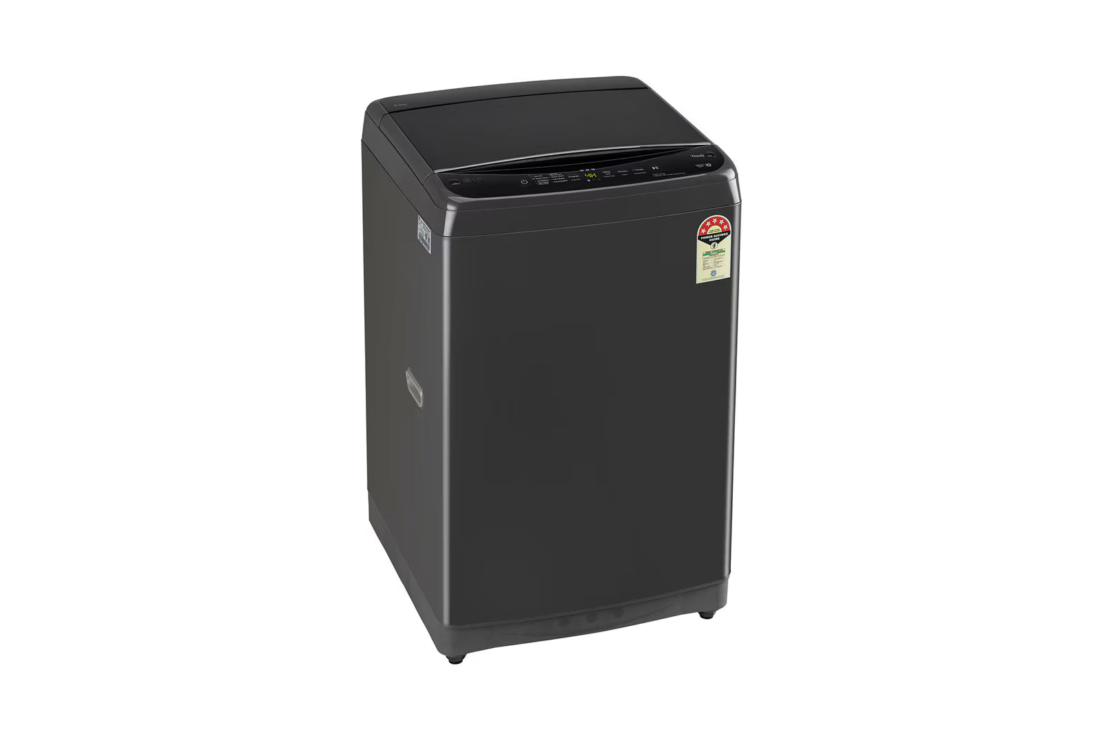 LG T80V4MB1S 8Kg Top Load Washing Machine, In-built Heater, Middle Black Mahajan Electronics Online