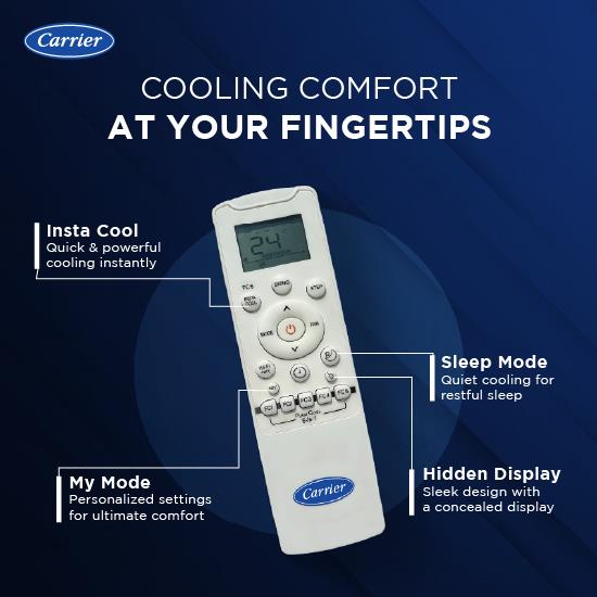 Carrier XCEL LUMO Gxi CAI12CL3R36F0 1.0 Ton 3 Star Inverter Split AC ( 2026 Model) Mahajan Electronics Online