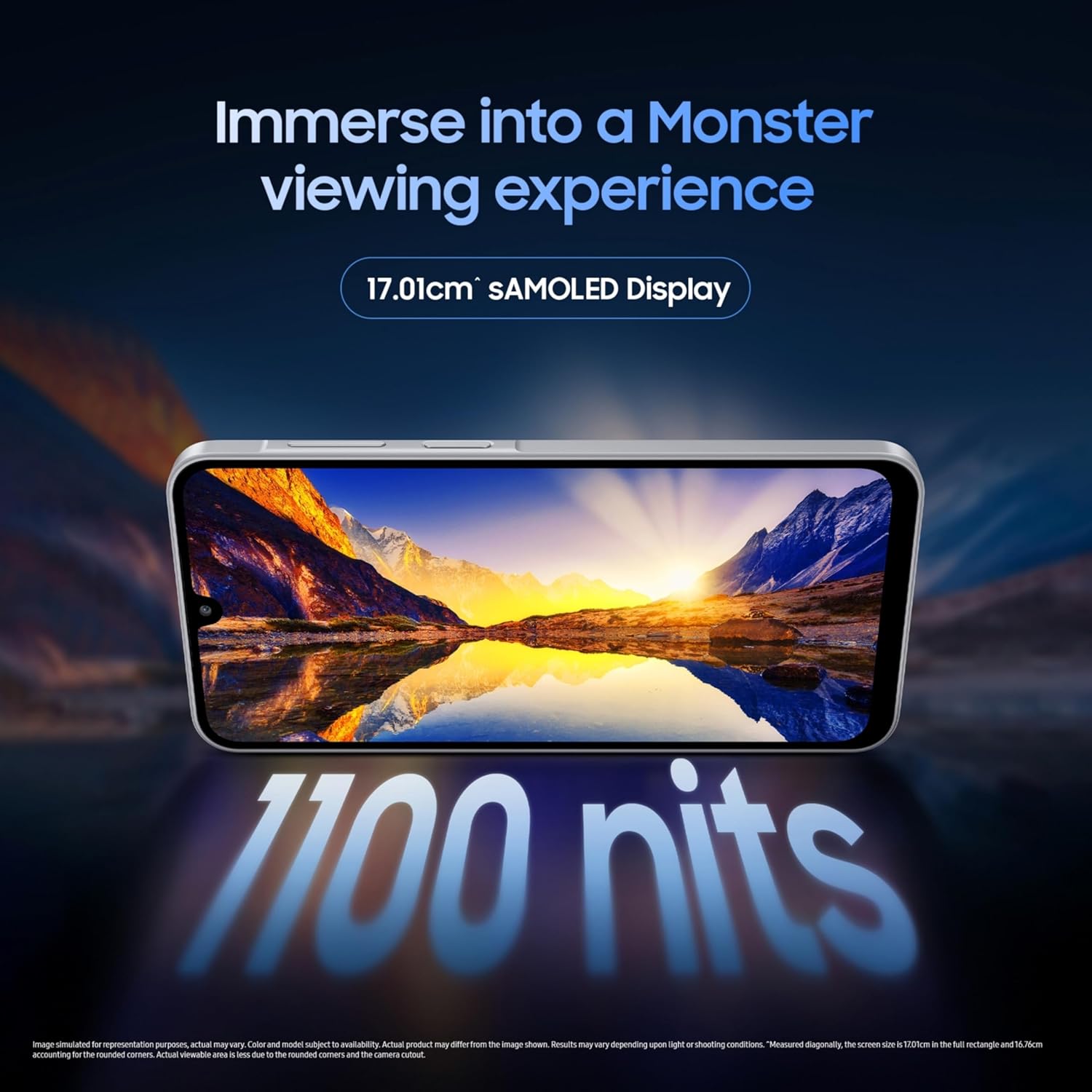 Samsung Galaxy M17 5G (Moonlight Silver, 8GB RAM, 128GB Storage)| Circle to Search| Gemini Live| 50MP OIS Triple Camera| IP54 Rating| Gorilla Glass Victus| AI| 6 Gen of OS Upgrades| Without Charger Mahajan Electronics Online