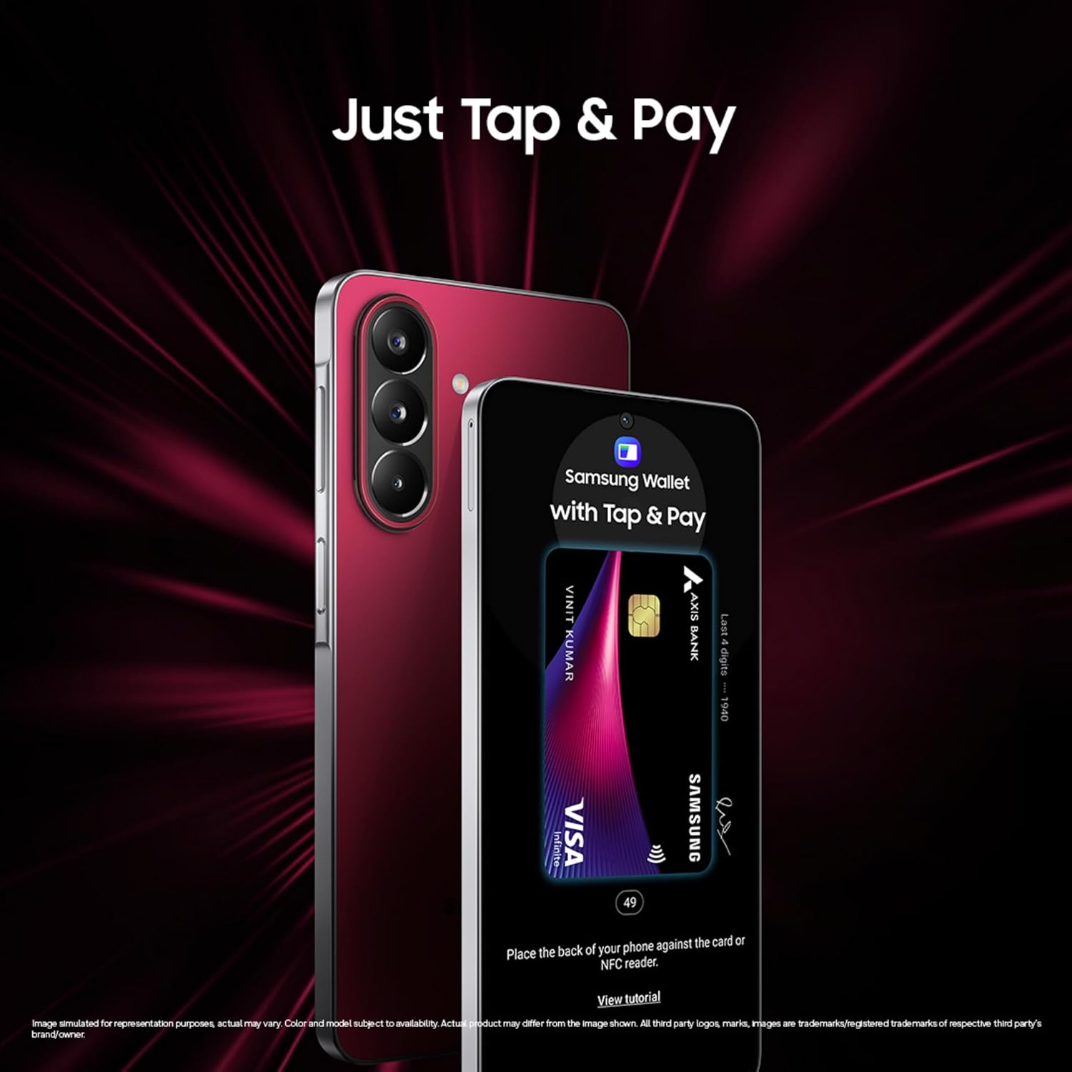 Samsung Galaxy M47 5G (Blaze Blue, 8GB RAM, 128GB Storage)| Powerful Snapdragon Processor| Fast LPDDR5x RAM,UFS 3.1 Storage| Gorilla Glass Victus+| IP64| Super AMOLED Display| 50MP OIS|AI| Gemini Live Samsung