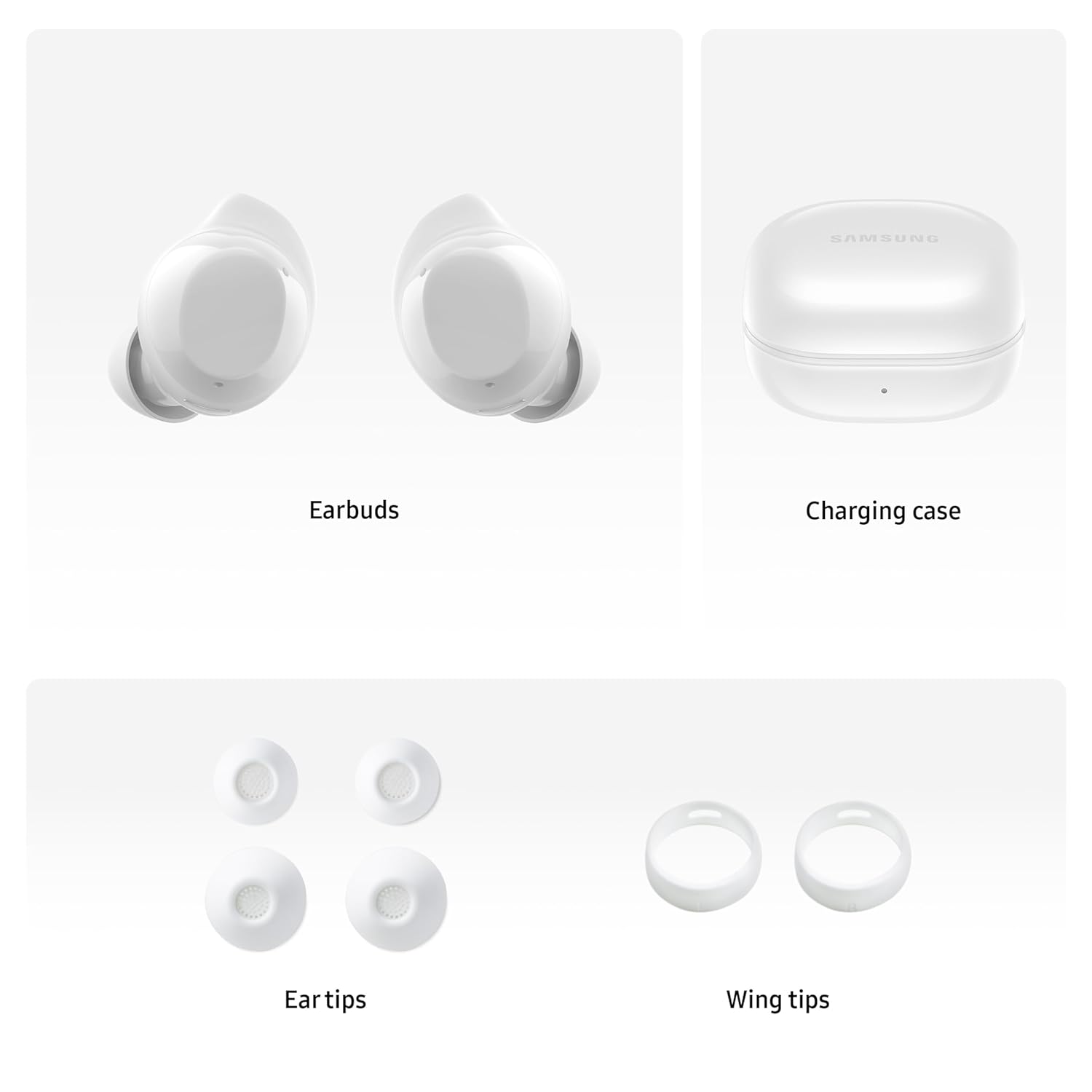 Samsung Galaxy Buds Core | White | Powered by Galaxy AI | Active Noise Cancellation | Enriched Bass | 3 Mic Clear Sound | Tap Area | IP54 | 35hrs Battery Mahajan Electronics online