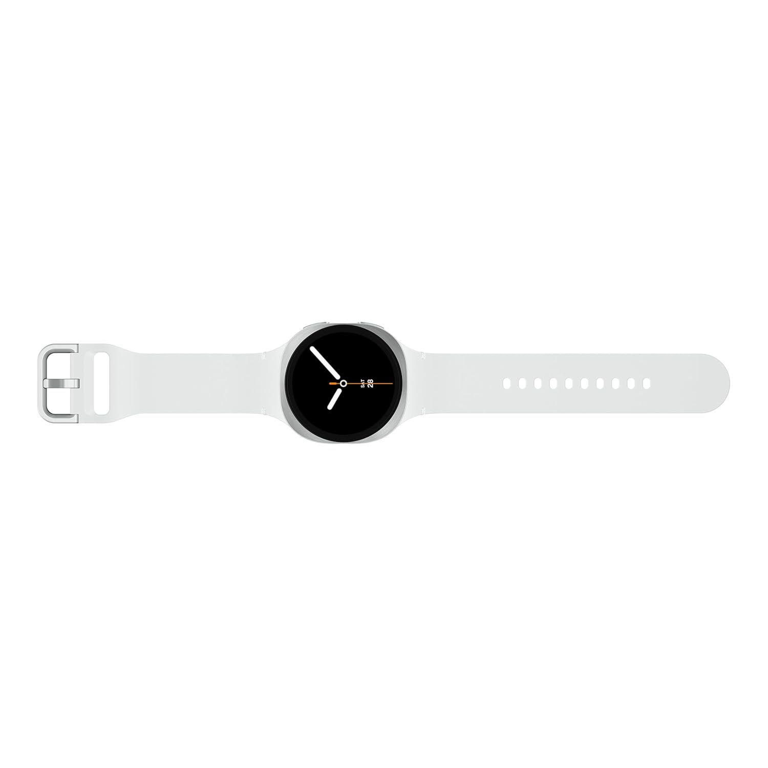 Samsung Galaxy Watch8 (44mm, Bluetooth, Silver) with 3nm Processor | Dual GPS | Sapphire Glass & Armor Aluminum | 5ATM & IP68 | BP, ECG, IHRN & Vascular Load Monitoring | Anti-oxidant Index Mahajan Electronics Online