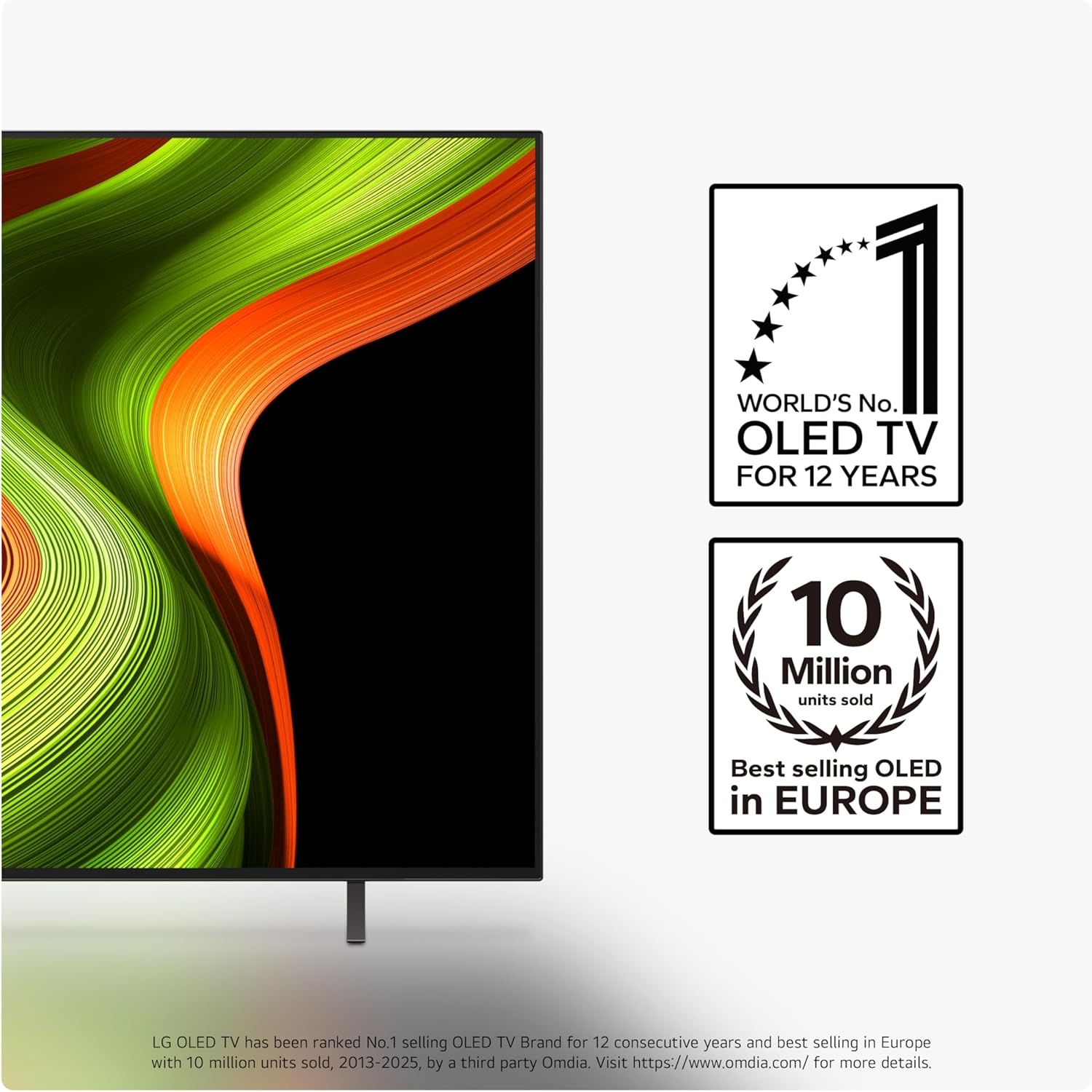 LG OLED55B56LA 55-Inch OLED AI 4K UHD Smart TV, (α8 AI Processor, Dolby Atmos, Freeview Play and Amazon Alexa, 120Hz) [Model 2025] [Energy Class F] Mahajan Electronics Online