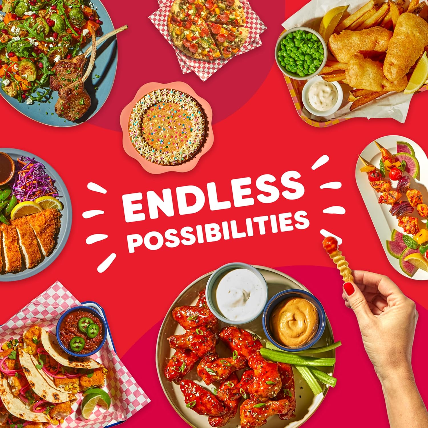 Instant Pot Air Fryer, Vortex 6 Litre, Touch Control Panel, 360° EvenCrisp Technology, Uses 95% less Oil, 6-in-1 Appliance:Air Fry, Roast, Grill, Bake, Reheat& Dehydrate (Vortex 6 Litre) 1500 W Silver Mahajan Electronics Online