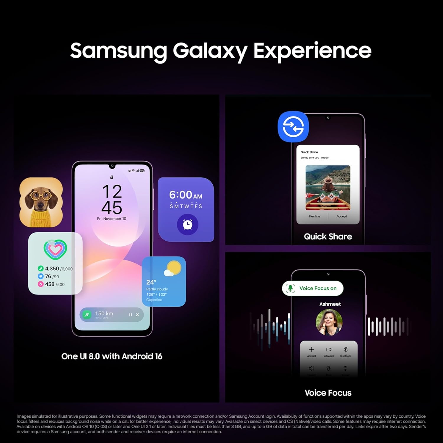 Samsung Galaxy M17e 5G Mobile (Vibe Violet, 4GB RAM, 128GB Storage) | Smoothest 120 Hz Refresh Rate| Monster 6000 mAh Battery | IP54 | 6 Gen OS Upgrades | AI | Gemini Live | Without Charger Mahajan Electronics Online