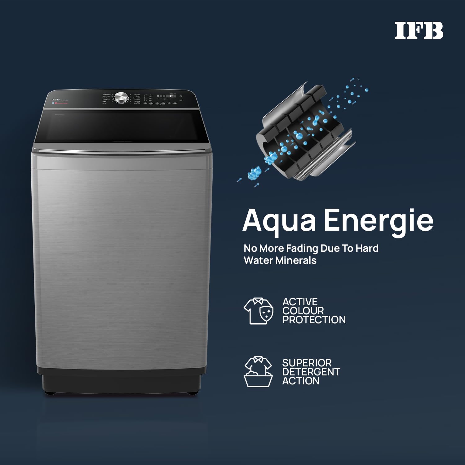IFB TL111IN3SN 11 Kg 5 Star with DeepClean® Technology, AI Powered, Fully Automatic Top Load Washing Machine (2025 Model, PowerSteam®, Inbuilt Heater, 5D Wash, Aqua Energie, Inox) Mahajan Electronics Online